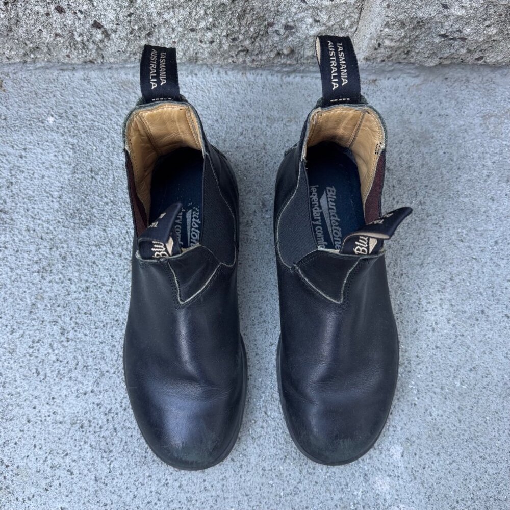 BLUNDSTONE Black Leather Chelsea Boots Womens US 7.5 AUS 4.5 Classic Boot #558 - Picture 10 of 10